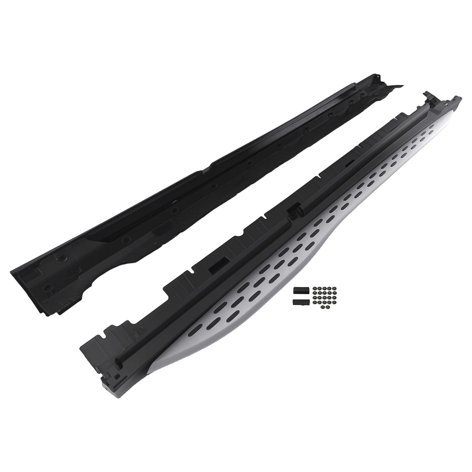 

Черные подножки для Mercedes GLC X254 GLC43 2022-2024, черный алюминий