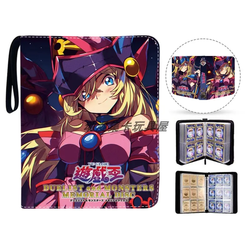 400pcs/900pcs Card Album Book Anime Yu Gi Oh Collection Card Zipper Game Cards Binder Holder Kids Gift