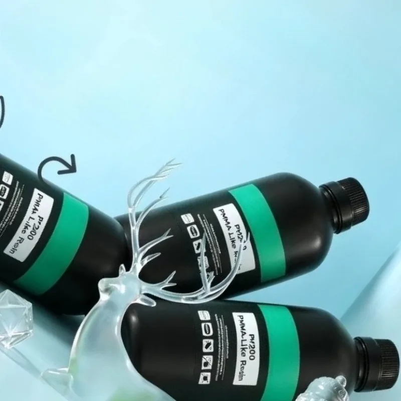 High‑Transparent Anti‑Yellowing UV Resin PMMA‑Like Tough Material Compatible with 405nm LCD DLP Machine