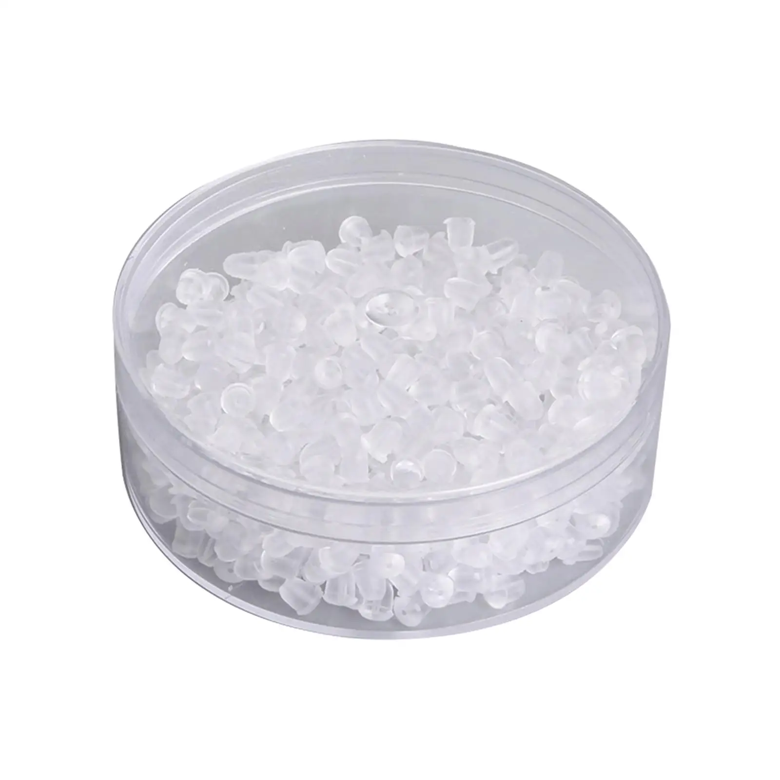 

500Pcs Clear Earring Backs Rubber Earring Stoppers for Ear Nuts DIY Earring
