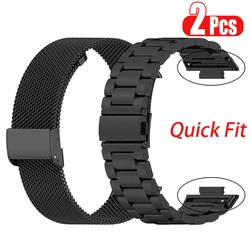 Stainless Steel Watchband For Huawei Watch Fit 2 Smart Watch Accessories Metal Mesh Bracelets for Huawei Watch Fit2 Wrist Strap