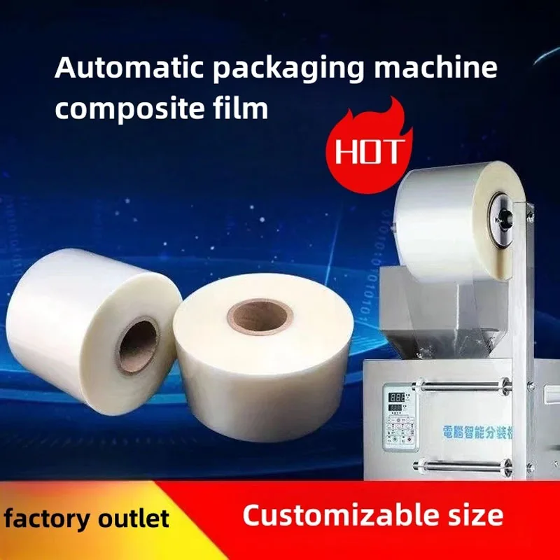 20cm width Food Plastic film packing bags automatic tea bag machine Tea packing materials