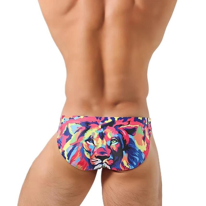 Sexy Man Swimsuit Swimming Briefs Bikini Men's Beach Swim Trunks Shorts Mens Slip Swimwear Greatasia Bath Slip Men Bathing Suit