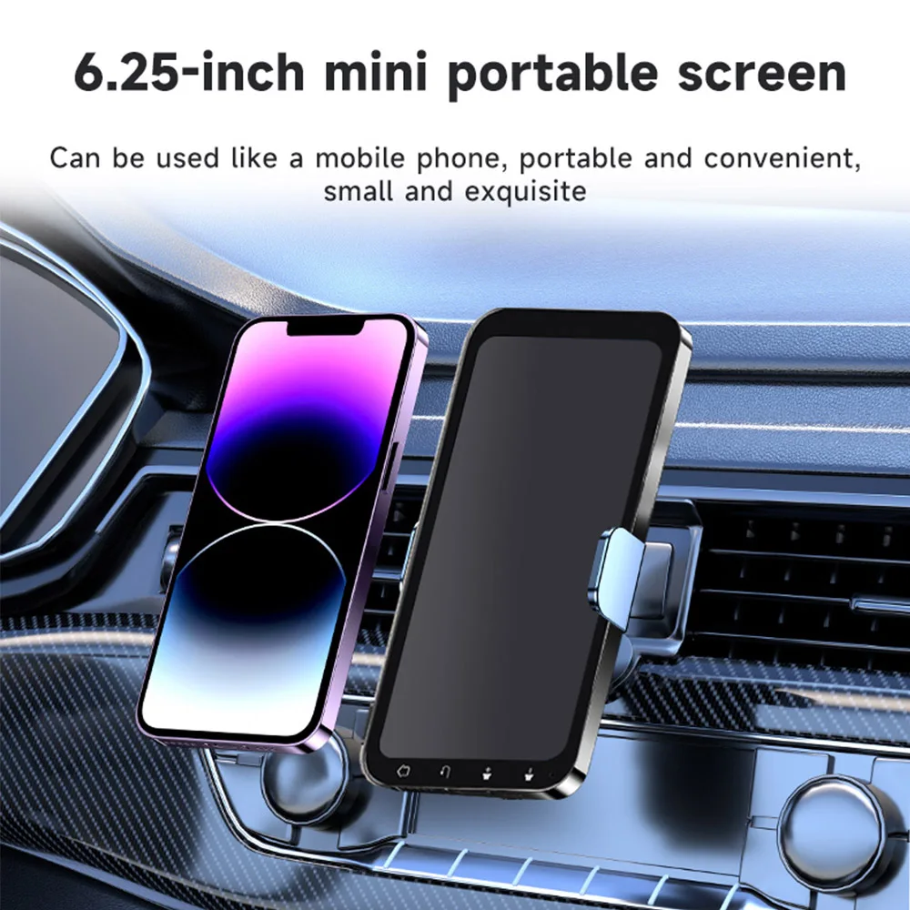 JIUYIN 6.25 Inch Universal Car Radio Multimedia Navigation Wireless Carplay Apple Android Auto Touch Screen Music Player