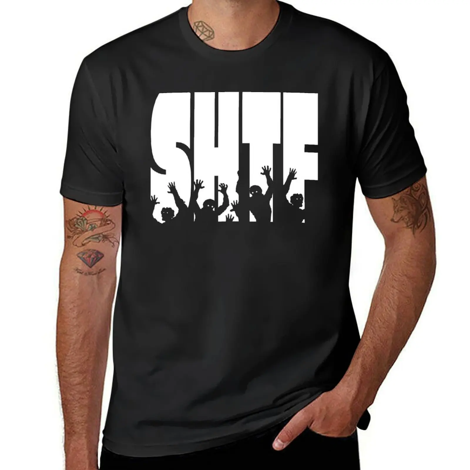 Preppers prepper design. Zombie SHTF T-Shirt customizeds kawaii clothes summer clothes tops clothes for men