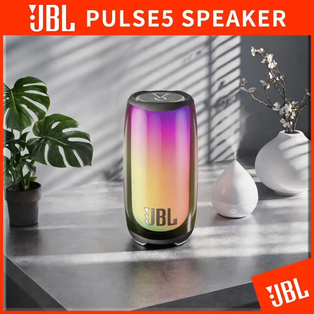 JBL Pulse 5 Portable Outdoor Wireless Rechargeable Speaker Original Pro Sound IP67 Dustproof Waterproof PartyBoost 360° Light