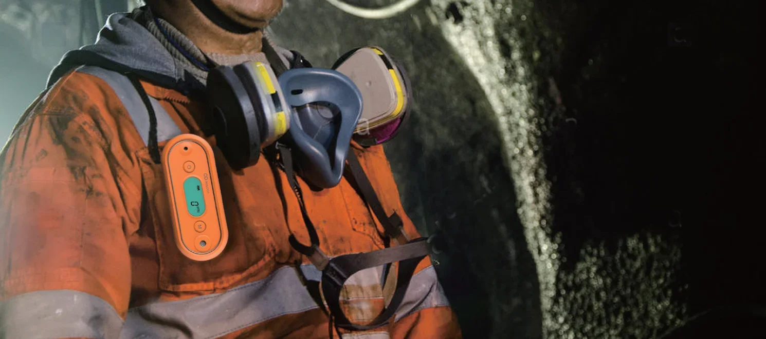 Горячая распродажа 2025, компактный и элегантный настраиваемый детектор газа для водонепроницаемого детектора кислорода CO, H2S, O2, детектор угарного газа