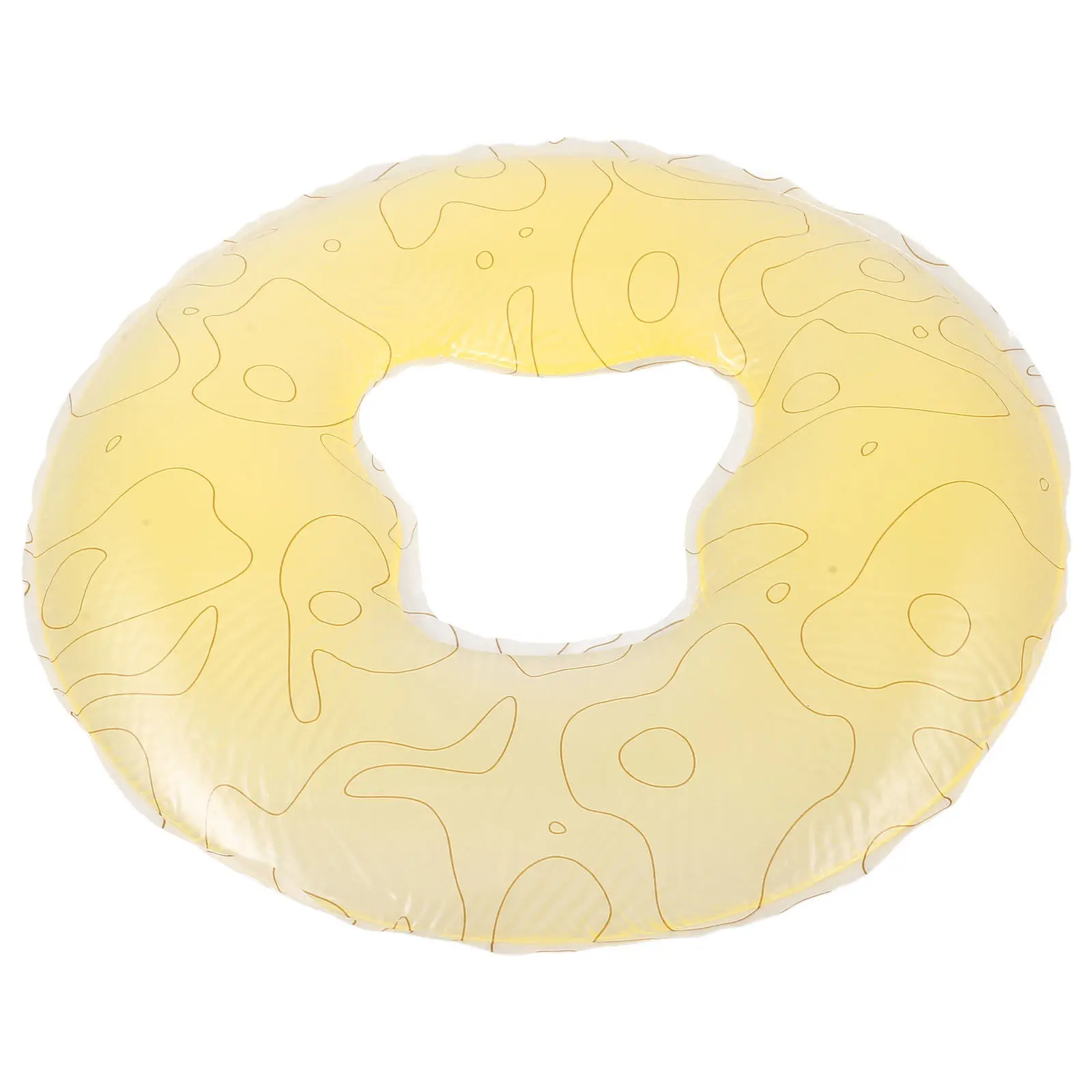 

Round Silicone Face Pillow for Massage Tables Facial Therapy Support Cushion Beauty Bed Attachment Face Down Relaxation Pad