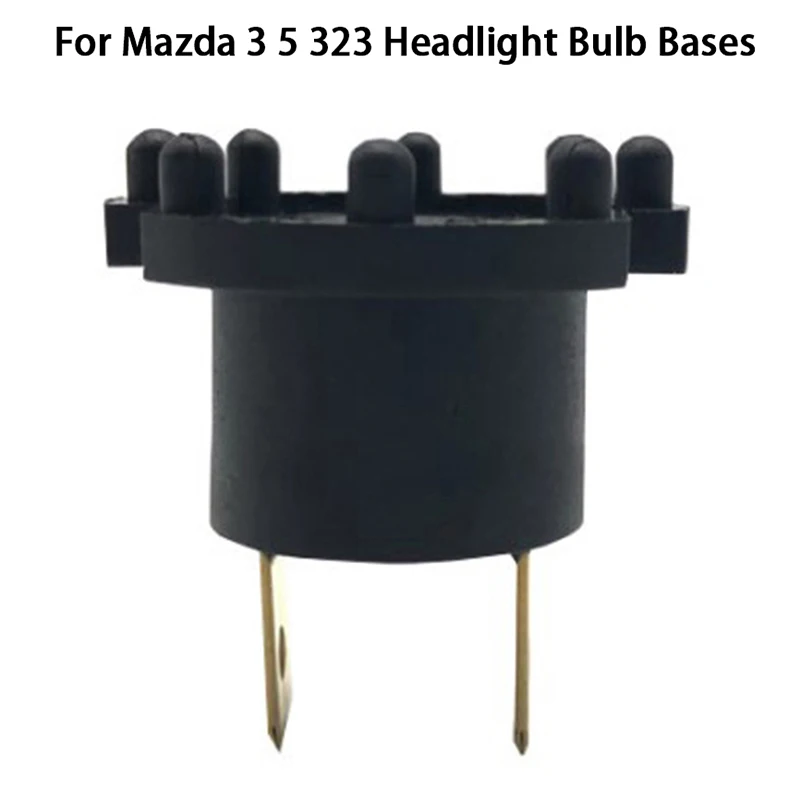 

NEW 1PCS For Mazda 3 5 323 Headlight Bulb Bases Genuine For Mazda 2 De 3 323 Bk Bj Headlamp Socket H7 Globe Bulb Holder