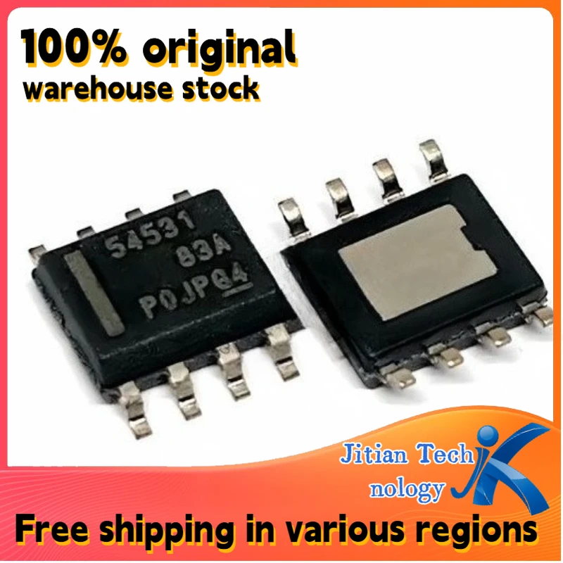 100% original inventory 10PCS TPS54531DDAR logo 54531 SOP8 5A 570kHz Buck Converter Channel direct sales