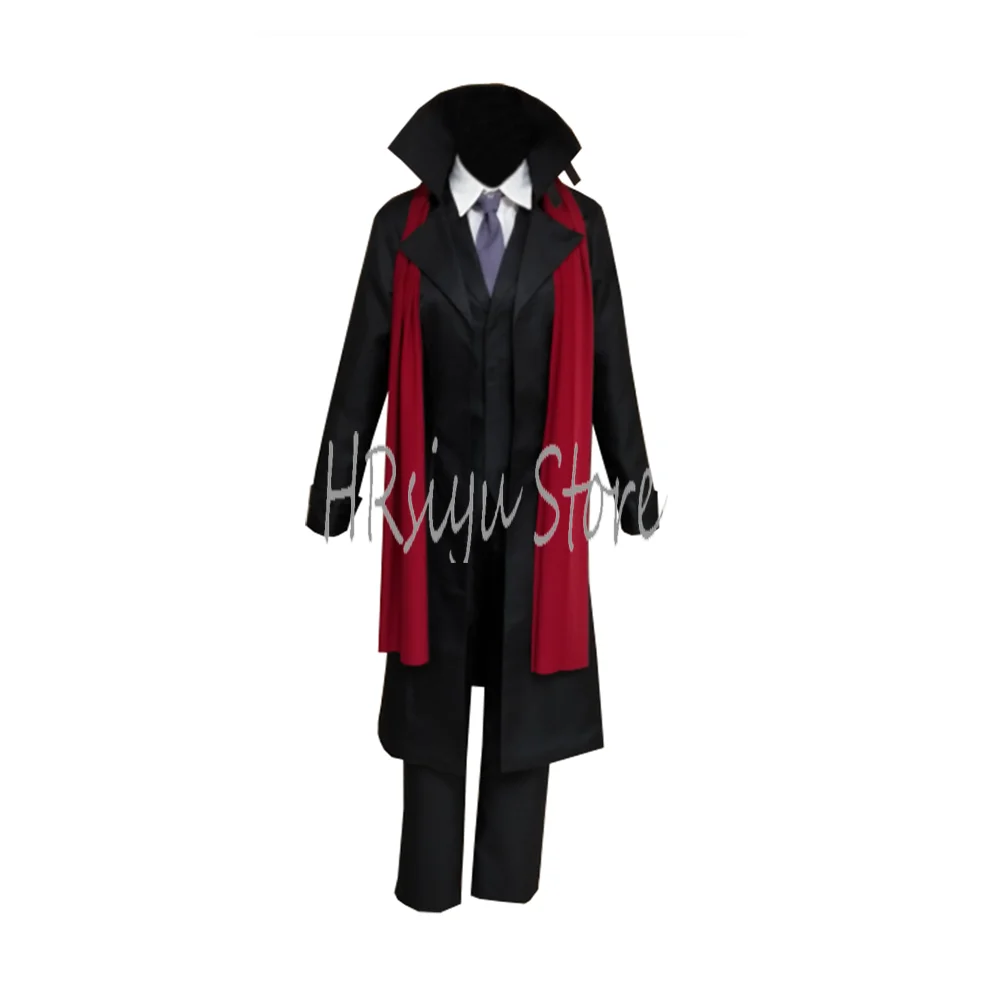 

Anime Cosplay Ogai Mori Costume Long Jacket Coat Suit Halloween Christmas（customized）
