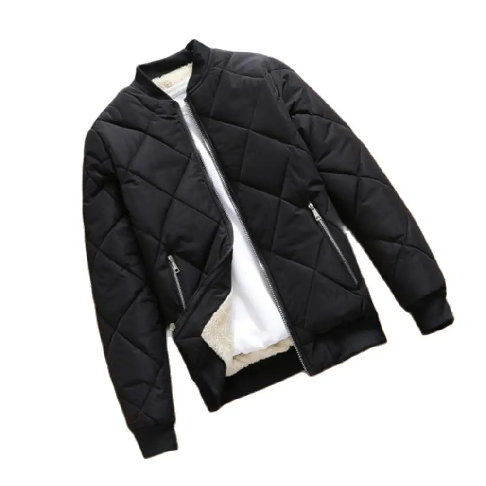 Herbst Winter Jacke Männer Bomber Tops lässig verdicken Baumwolle gepolsterte Oberbekleidung Slim Fit Männer Mode Kleidung 2024 Streetwear Mantel