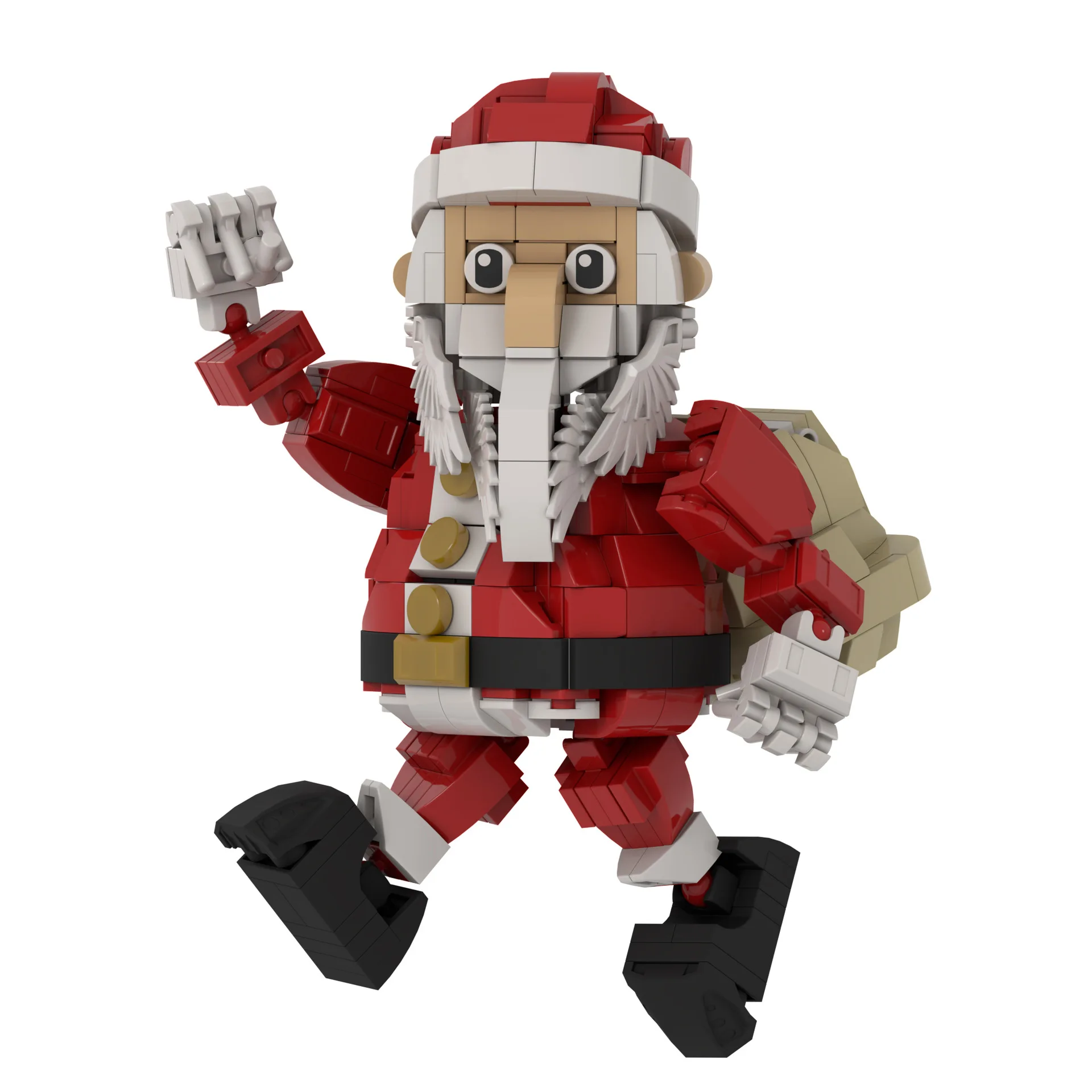 Hot Winter Village Santa Claus Spirit Building Blocks Bricks Christmas Toys Assembled Mini Bricks Figure Toy For Kid Gifts