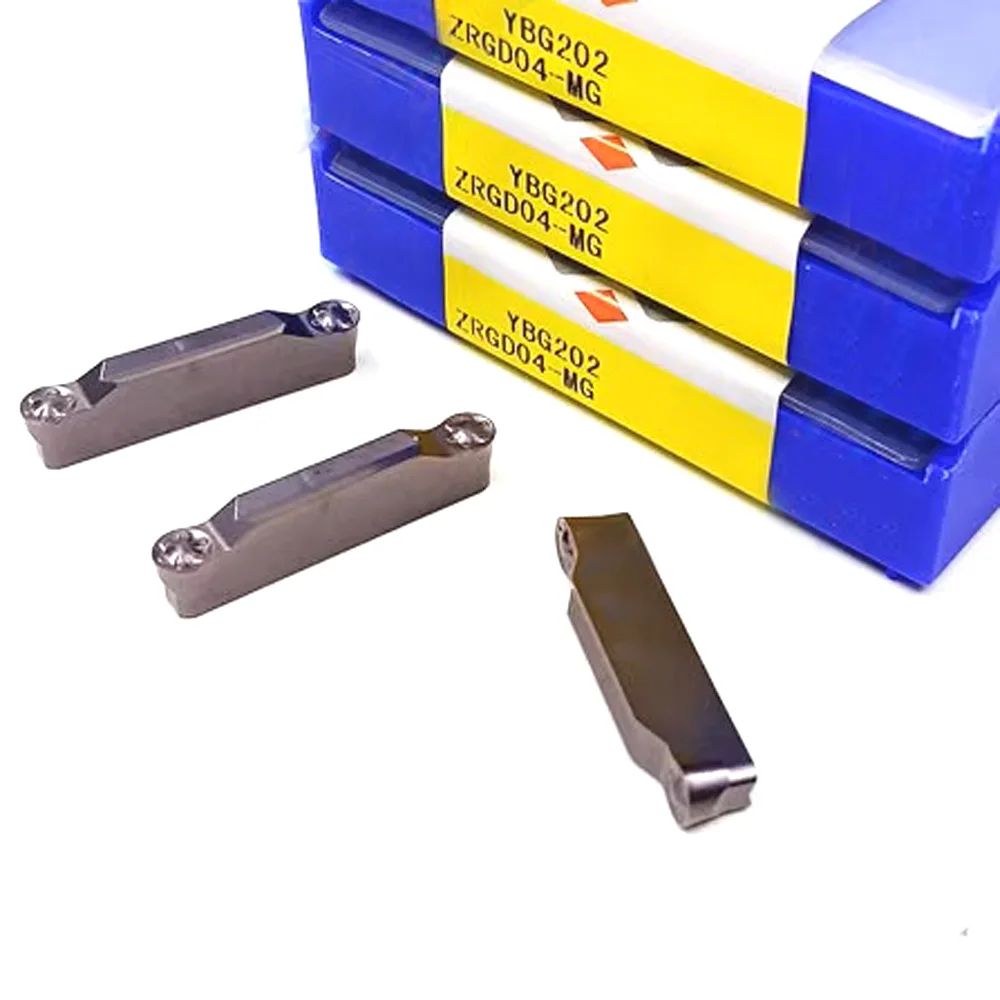 Original CNC Accessories Turning Blade ZRGD04-MG YBG302 YBG205 YBG202 YBC251 Inserts Grooving Lathe Mill Cutter ZRGD04-NM YBG105