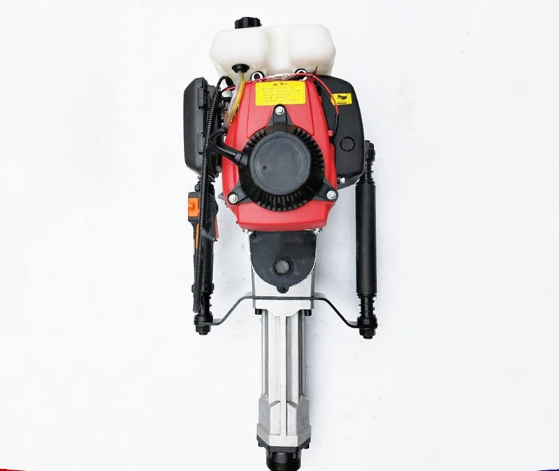 Four-stroke high-power pile driver, portable pile driver, small pile driver for guardrail engineering