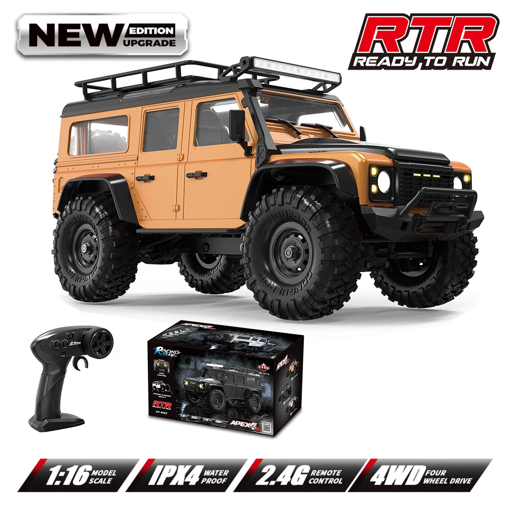 In Stock 2025 1:16 ‌Ford Bronco Rc Rock Crawler Monster Truck 4wd