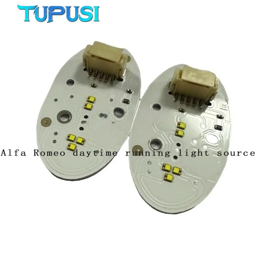 White Angel Eyes Turn Signal Board for Alfa Romeo Giulia Daytime Running Light Source LED Module LED Headlight DRL