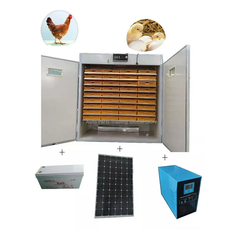 3000 Incubator Hatching Machine HJ-SI3168 Solar & Electric Energy Incubator Hatchery For Chicken Quail Eggs