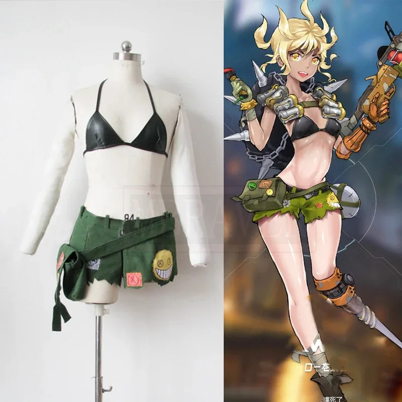 DY20OW Jamison Fawkes Junkrat Costume Carnevale di Halloween Vestito Cosplay Reversione del sesso Costume Cosplay Su misura di qualsiasi dimensione25