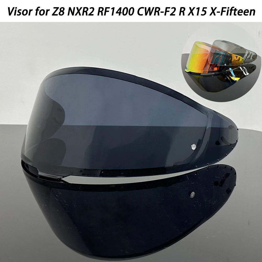 Visera de casco X15 para Shoei Z-8 Z8 NXR2 RF-1400 CWR-F2 X-15 cascos X-Fifteen protector de lente de repuesto gafas de cristal para parabrisas