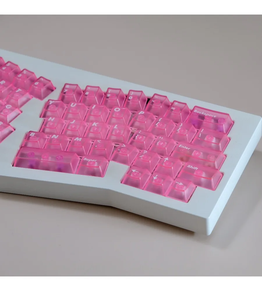 Keycap Personality Original height ABS fog powder 122 key magnetic axis keycap