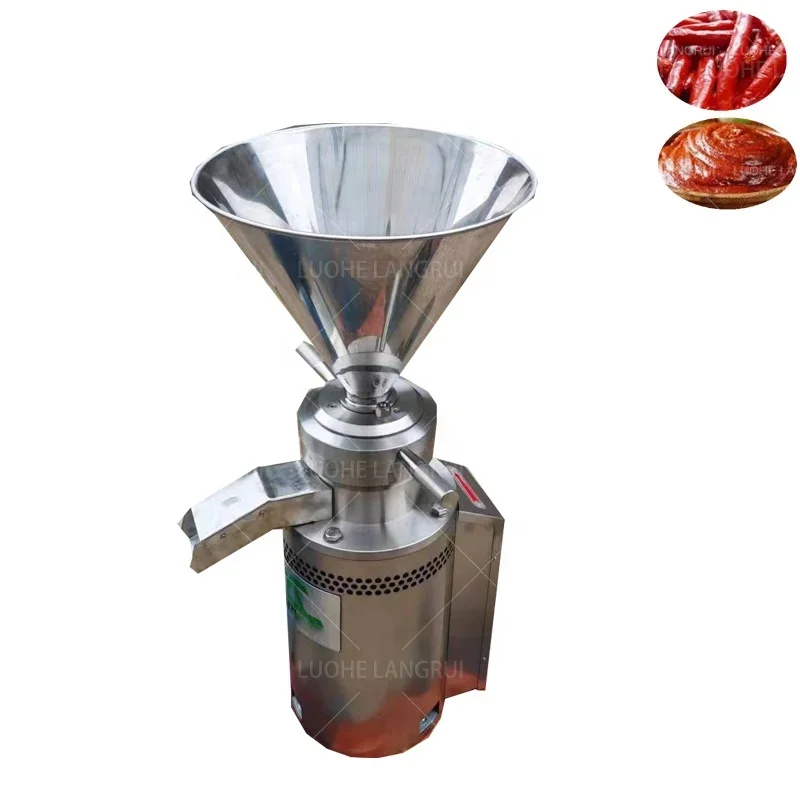 

colloid mill for mayonnaise grease paste processing equipment fruit jam making machine