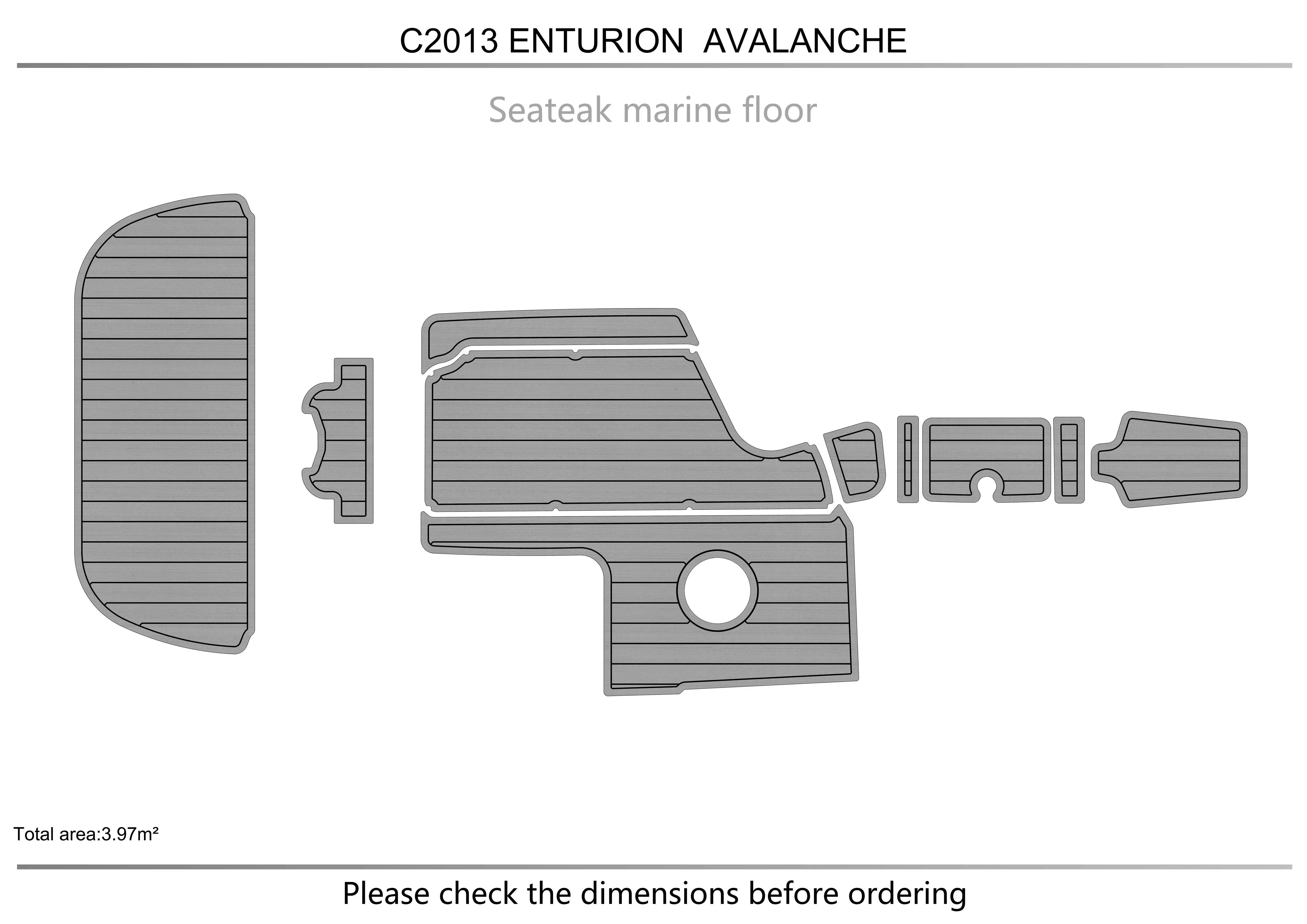 2013 CENTURION  AVALANCHE Cockpit  swimming platform 1/4