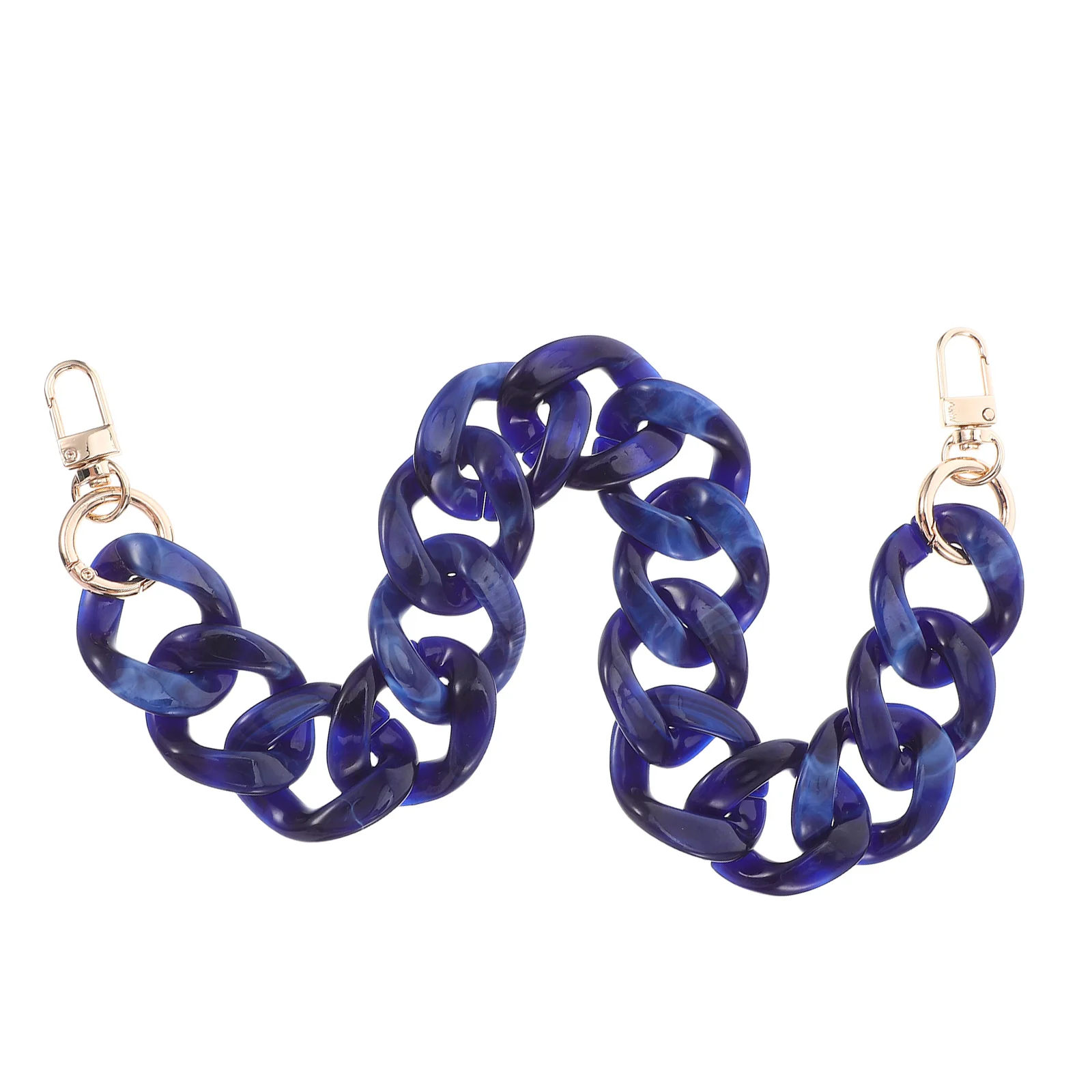 

Acrylic Purse Chain Strap Lightweight Durable Replacement Handbag Clutch Decorative Purse Strap Comfortable for Skin