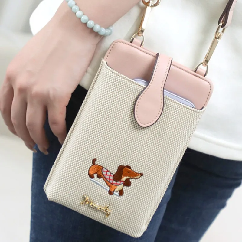 

Niche retro canvas phone bag,high-end single-shoulder bag,crossbody bag,phone bag for women,sac de luxe femme,designer handbag