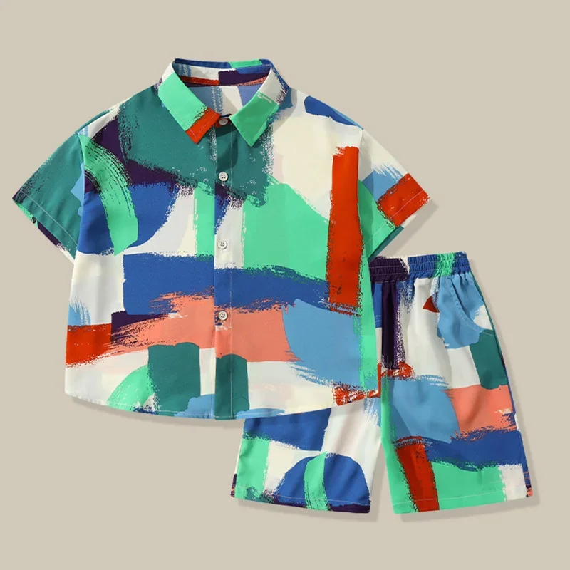 Baby Boy Clothes Set T-shirt+Shorts Kids Boy Summer Clothing Set Cute Baby Boy Outfit Set Infant Toddler Tee Shirt Pants
