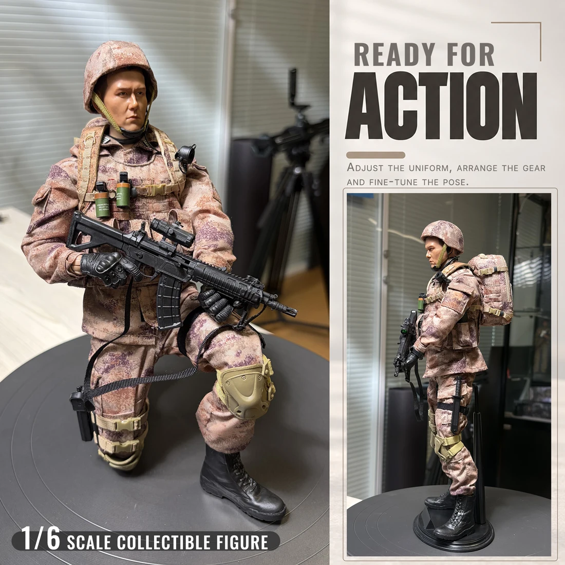 ViiKONDO 1/6 스케일 액션 피규어, 아시아 군 - Action Figure Stand 리뷰 및 가격