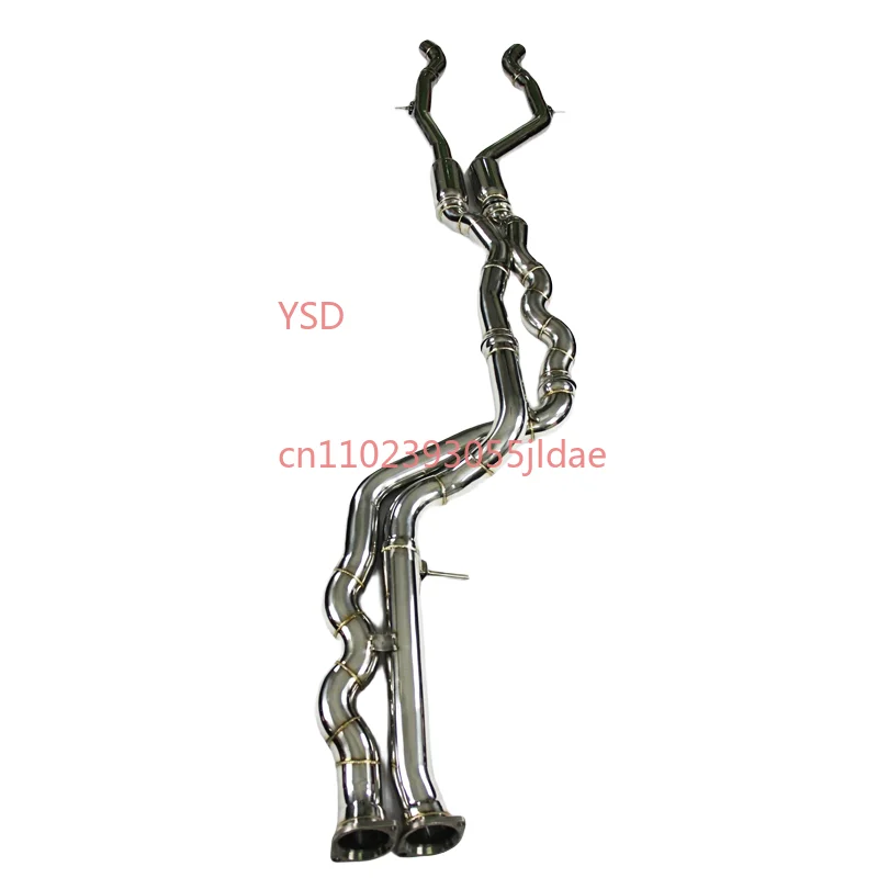 Stainless Steel Equal Length Mid Pipe | For BMW M3/M4 F80 F82 F83 S55 3.0T 2014-2019 Racing Exhaust