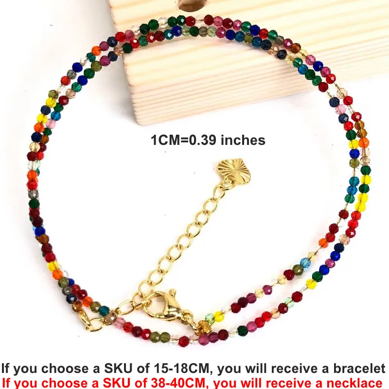 Mini Crystal Agate Bangle Bracelet for Women