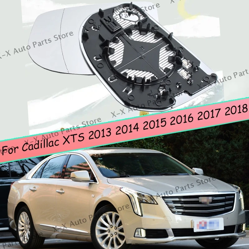 

Car Door Exterior Mirror Glass Lens Rearview Side With Heating For Cadillac XTS 2013 2014 2015 2016 2017 2018