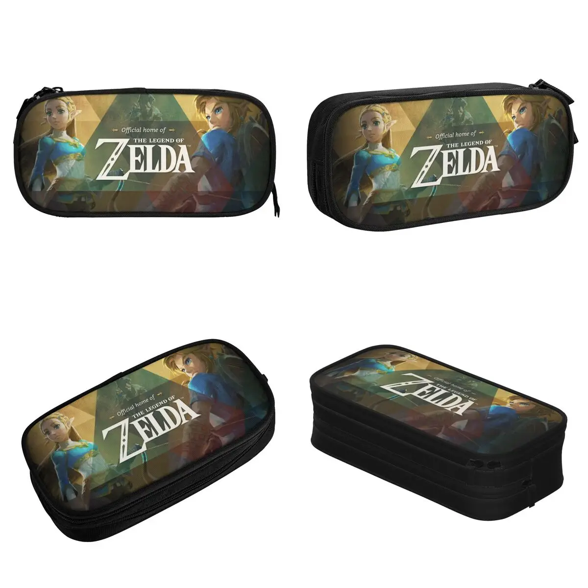 Zeldas The Legend Japanese Games Pencil Cases Fashion Pen Pencil Bags Student Large Storage School Supplies Zipper Pencil Box