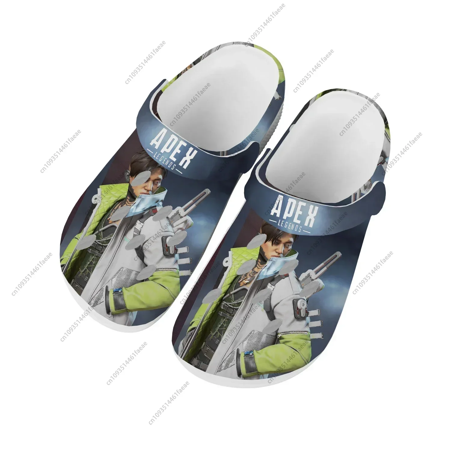 Hot Cartoon Game Apex Legends Crypto Home Clogs Mens Womens Teenager Custom Built Water Shoes Garden Beach Hole Slippers Sandals