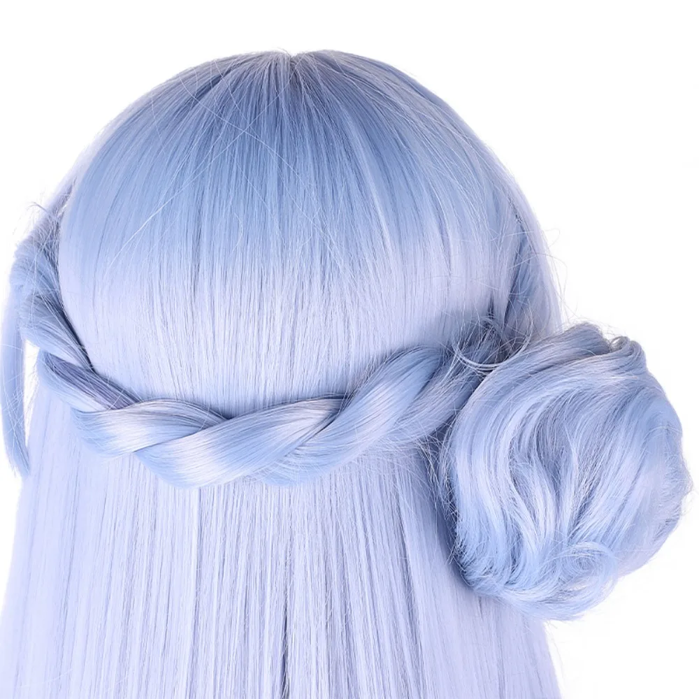 Honkai Star Rail Robin Cosplay Pruik Realistische Hoofdhuid Lang Haar voor Mannen Vrouwen Cosplay Kostuum