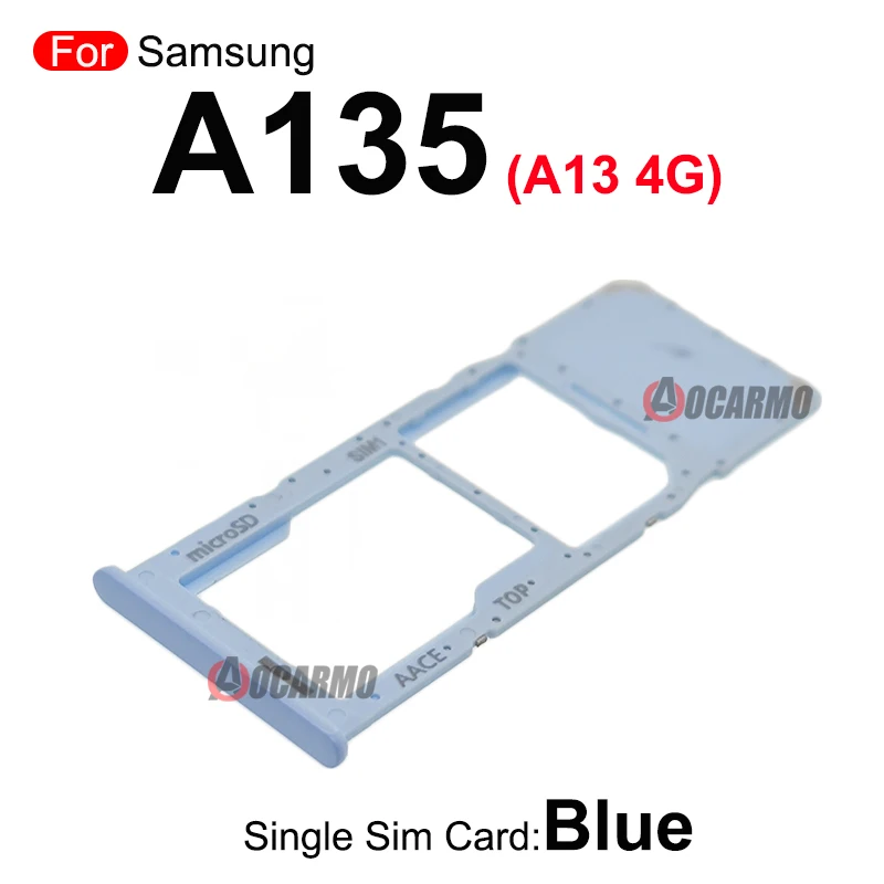 For Samsung Galaxy A13 4G 5G A136 A135F Single & Dual Sim Tray Card MicroSD Holder Nano Slot Replacement Part