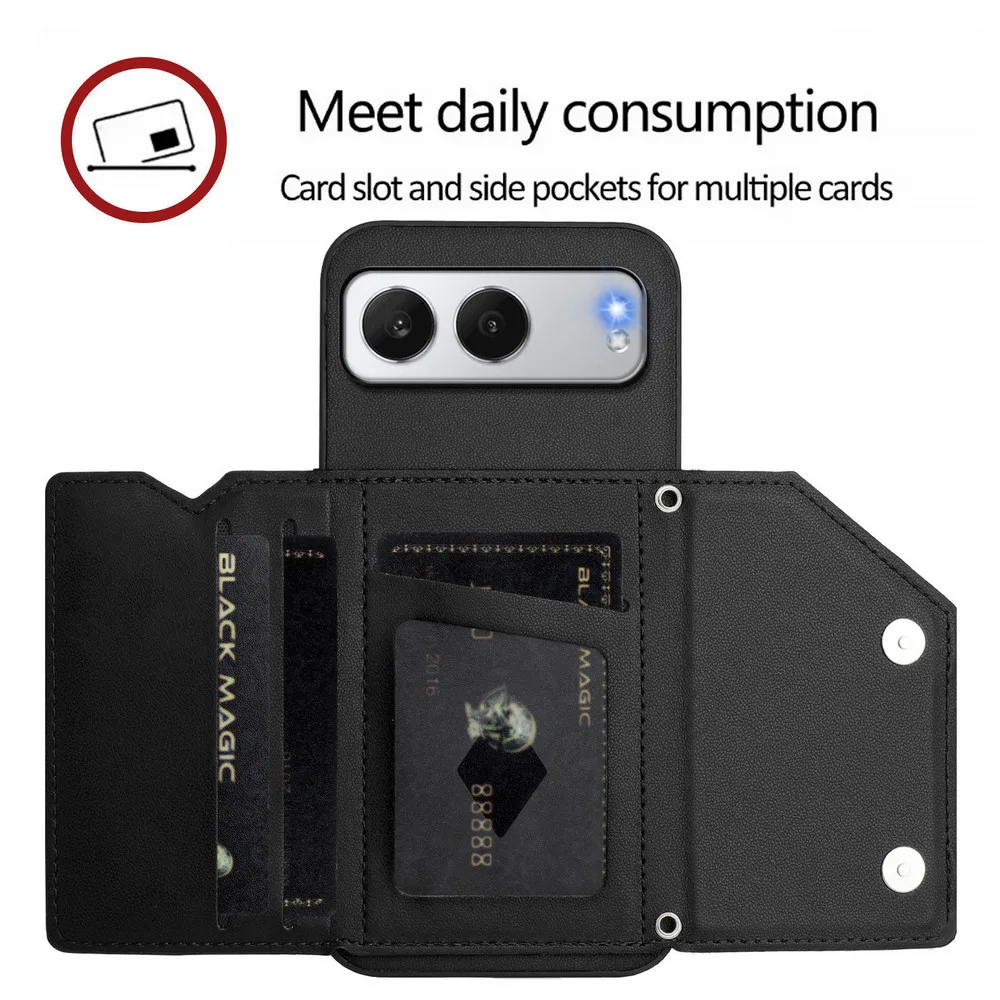 Luxury Case For Oneplus Nord 4 5G Leather Card Back Cover OnePlus Nord CE 3 4 Lite N30 SE Case One Plus 13 13R 13T ACE 5 Funda - Image 4