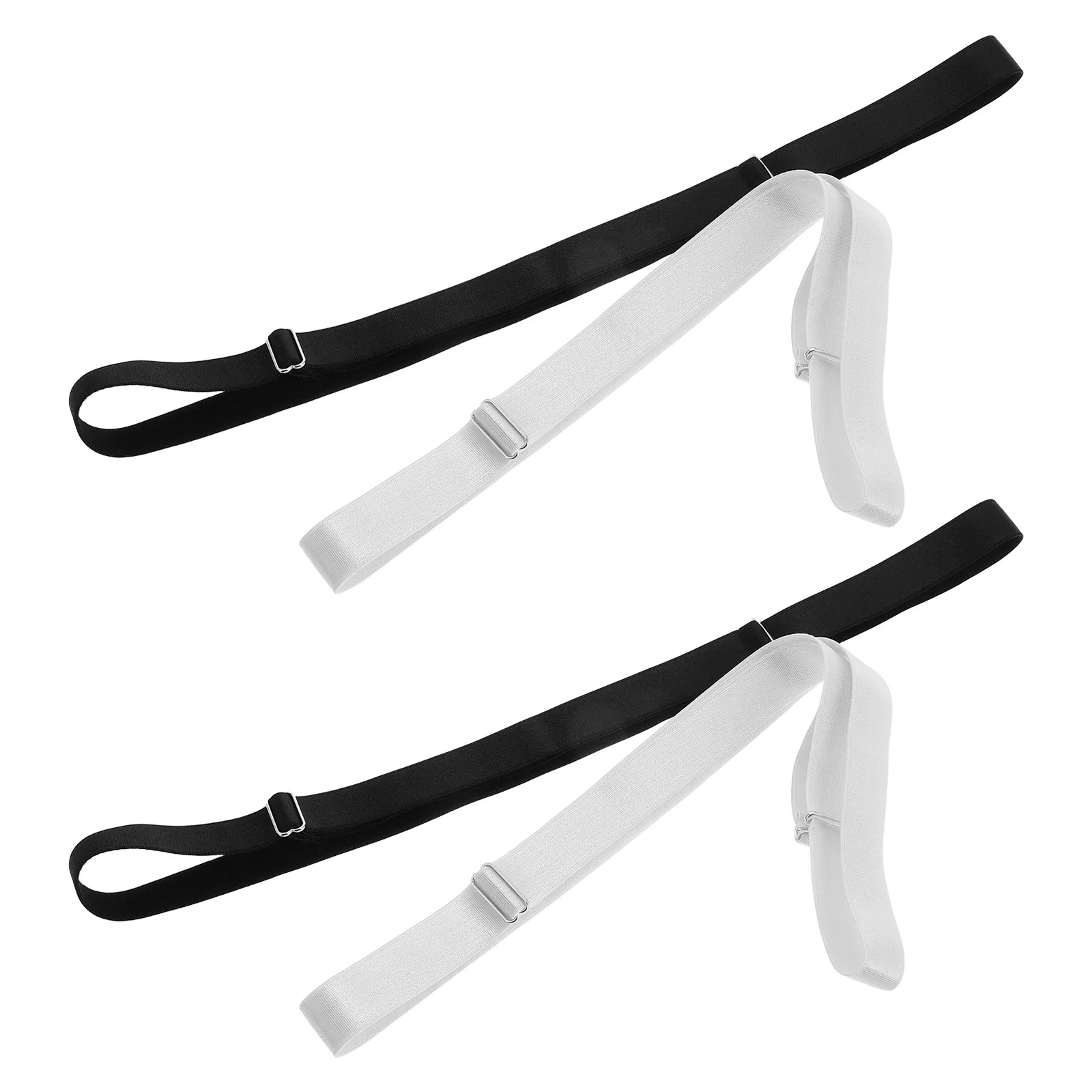 

Комплект из 4 регулируемых фиксаторов для рубашек: нескользящие зажимы от морщин, эластичные бандажи для свитеров, облегающие фигуру, для мужчин и женщин, для офиса и бизнеса