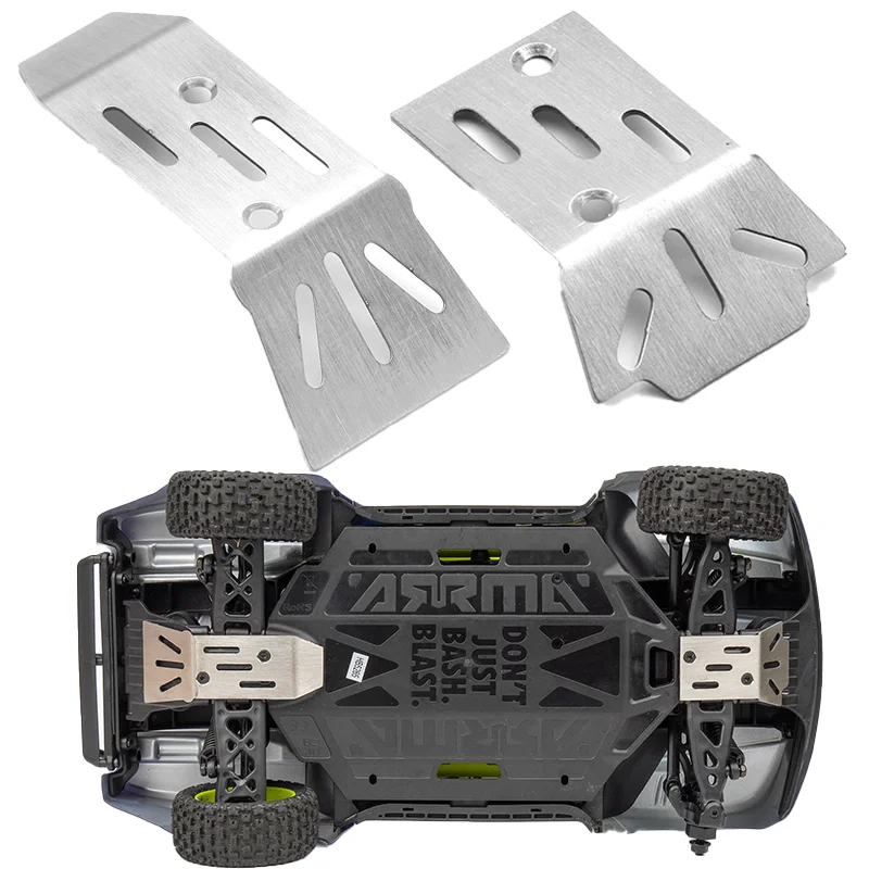Metal Chassis Armor Protection Upgrade Parts for Arrma RC 1/18 GRANITE GROM 1/14 Mojave Grom Car