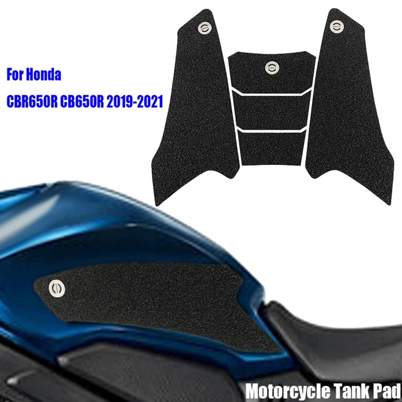 1 Set Motorcycle Tank Pad Protector Sticker Tank Traction Pad For Honda CBR650R CB650R CB CBR 650R 2019-2021