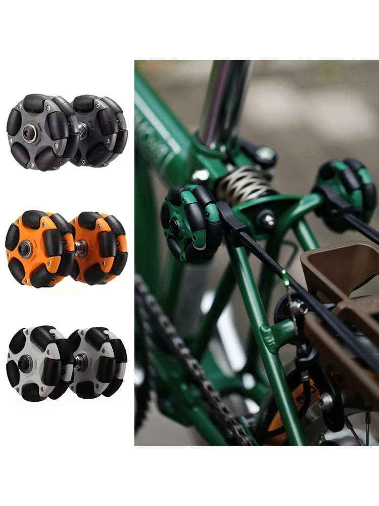 Xiaobu folding bicycle accessories promote easy wheels, ultra-quiet rotating universal wheels