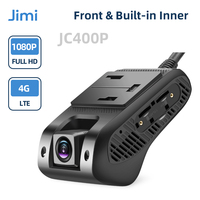 Jimi JC400P 4G Car Camera With Live Stream1080P Dual Cameras GPS Tracking Wifi Hotspot Multiple Alarms DVR Dash Cam Free APP Web