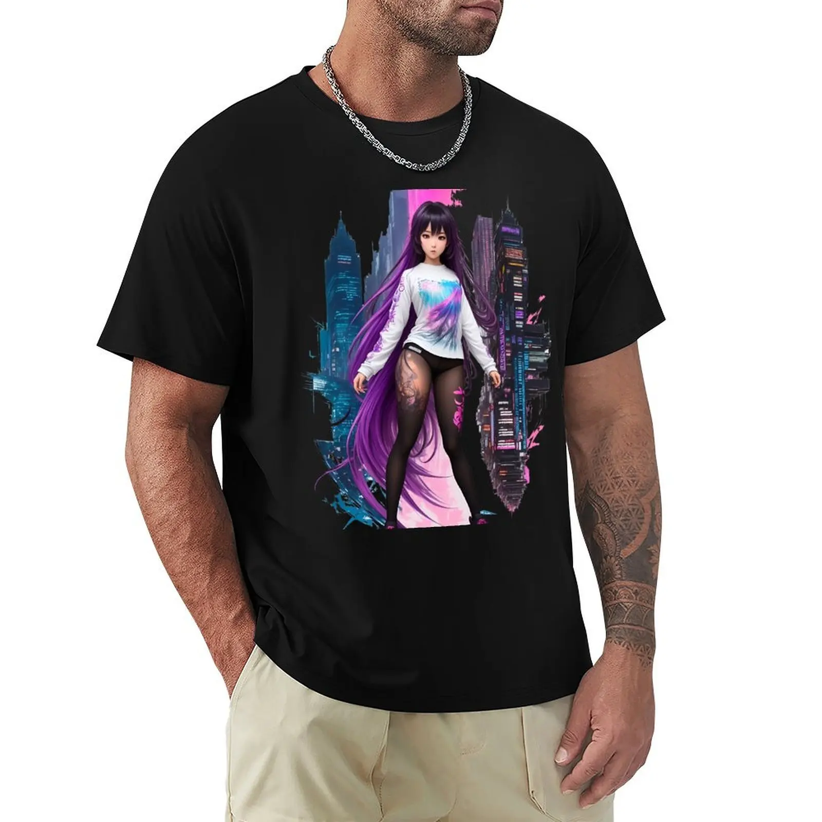 Beauty between 2 worlds T-Shirt Comfortable Daily Wear Tee