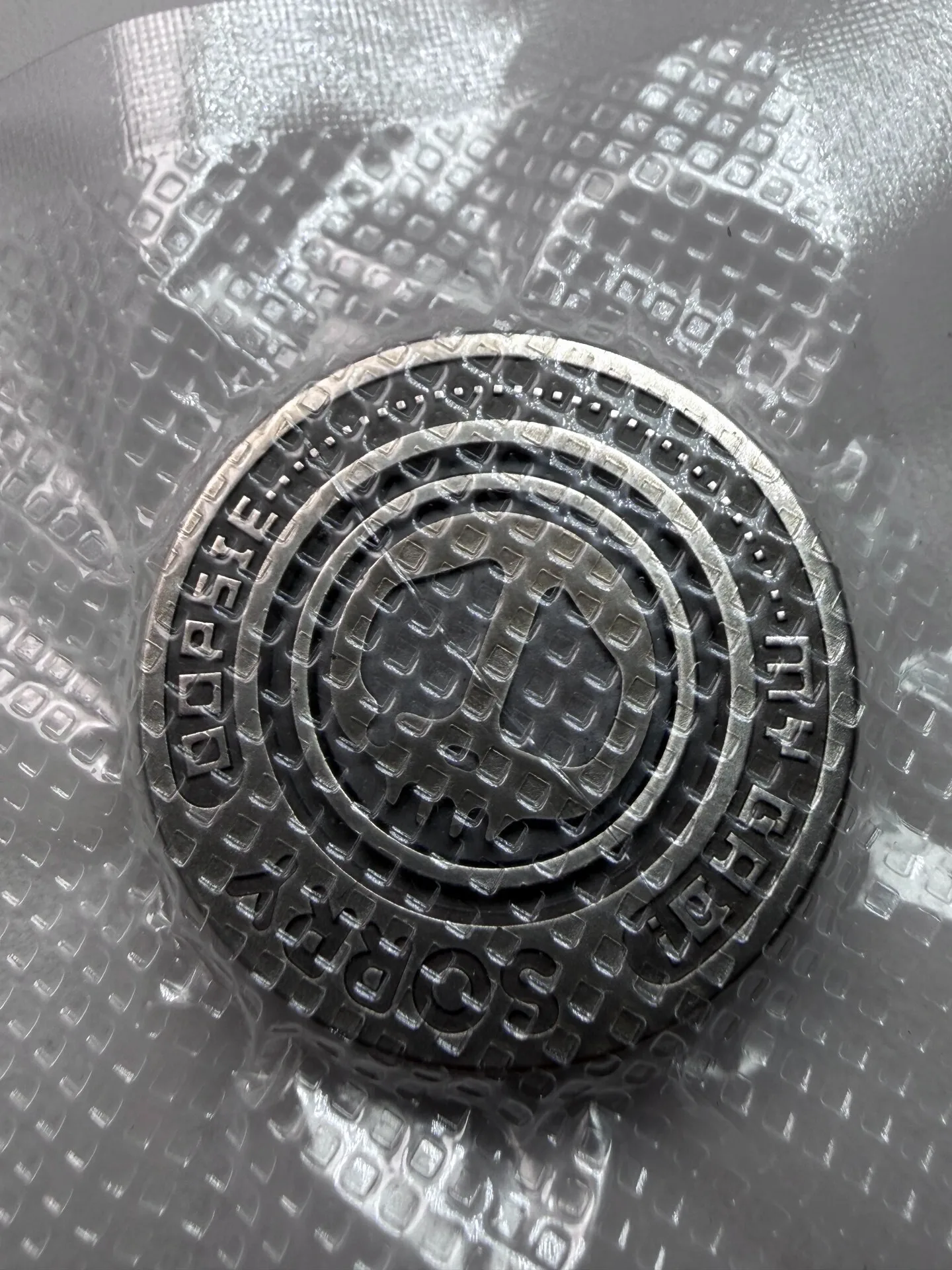 Used edc Laurie Old Blacksmith Sorry Zirconium Alloy  cupronickel decompression toy