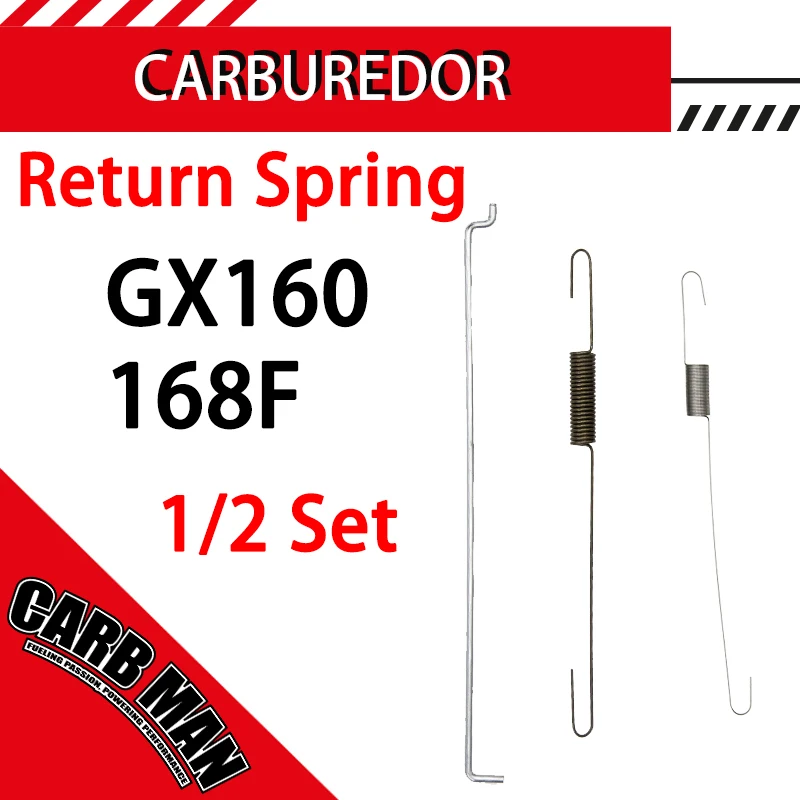 Throttle Accelerator Governor Link Rod Speed Control Spring Return Spring For GX140 GX160 GX200 5.5 6.5HP Gas oline Engine 168F
