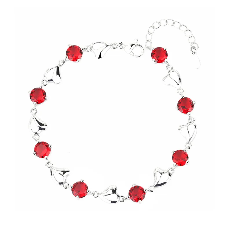 Clearance Sale at a Loss Handmade Heart-Shaped Bracelet Multi-Color Versatile New Women's Style