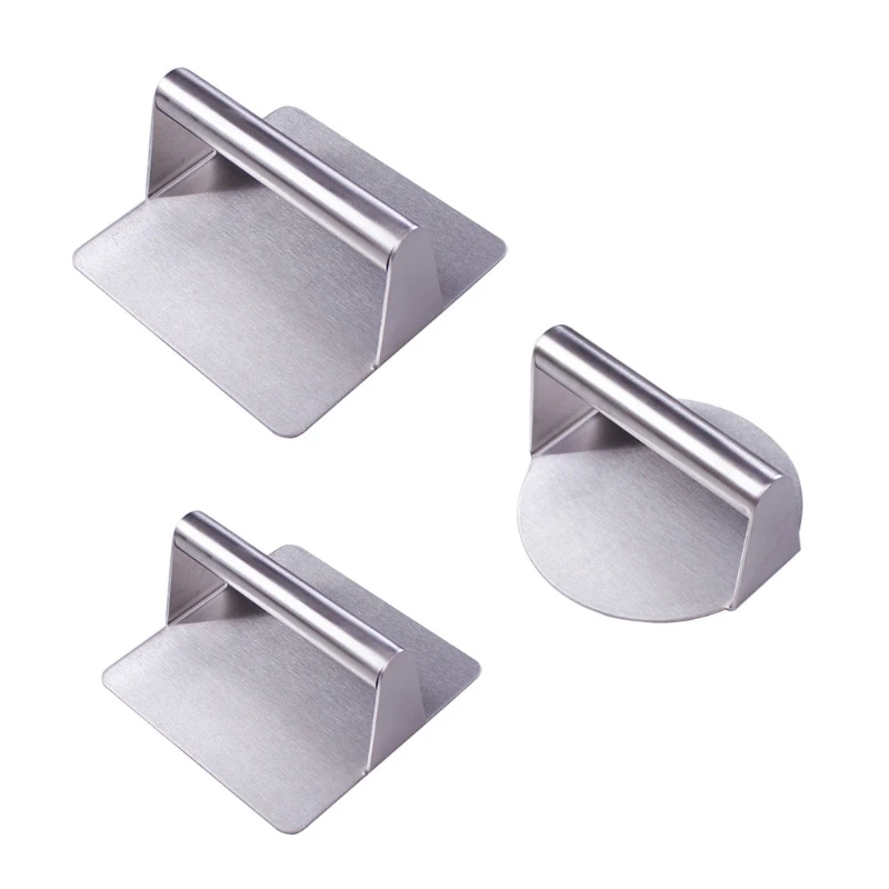

Stainless Steel Burger Press Maker for Home Cooking Kitchen Tool Outdoor Supply