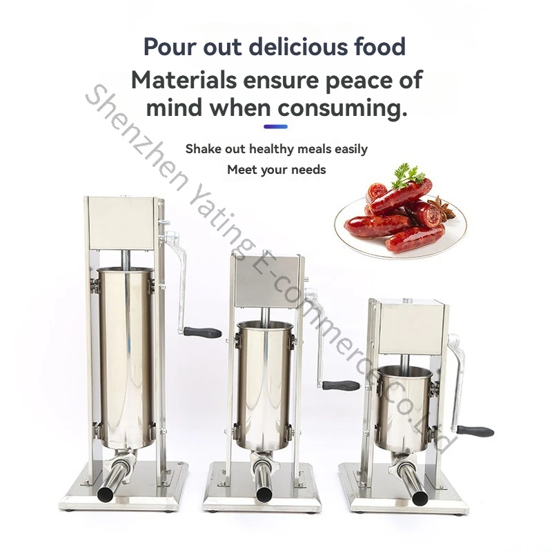 Manual Sausage Maker Vertical Sausage Enema Machine Spot Hand-cranked Adjustable Filling Horizontal Household Sausage Machine